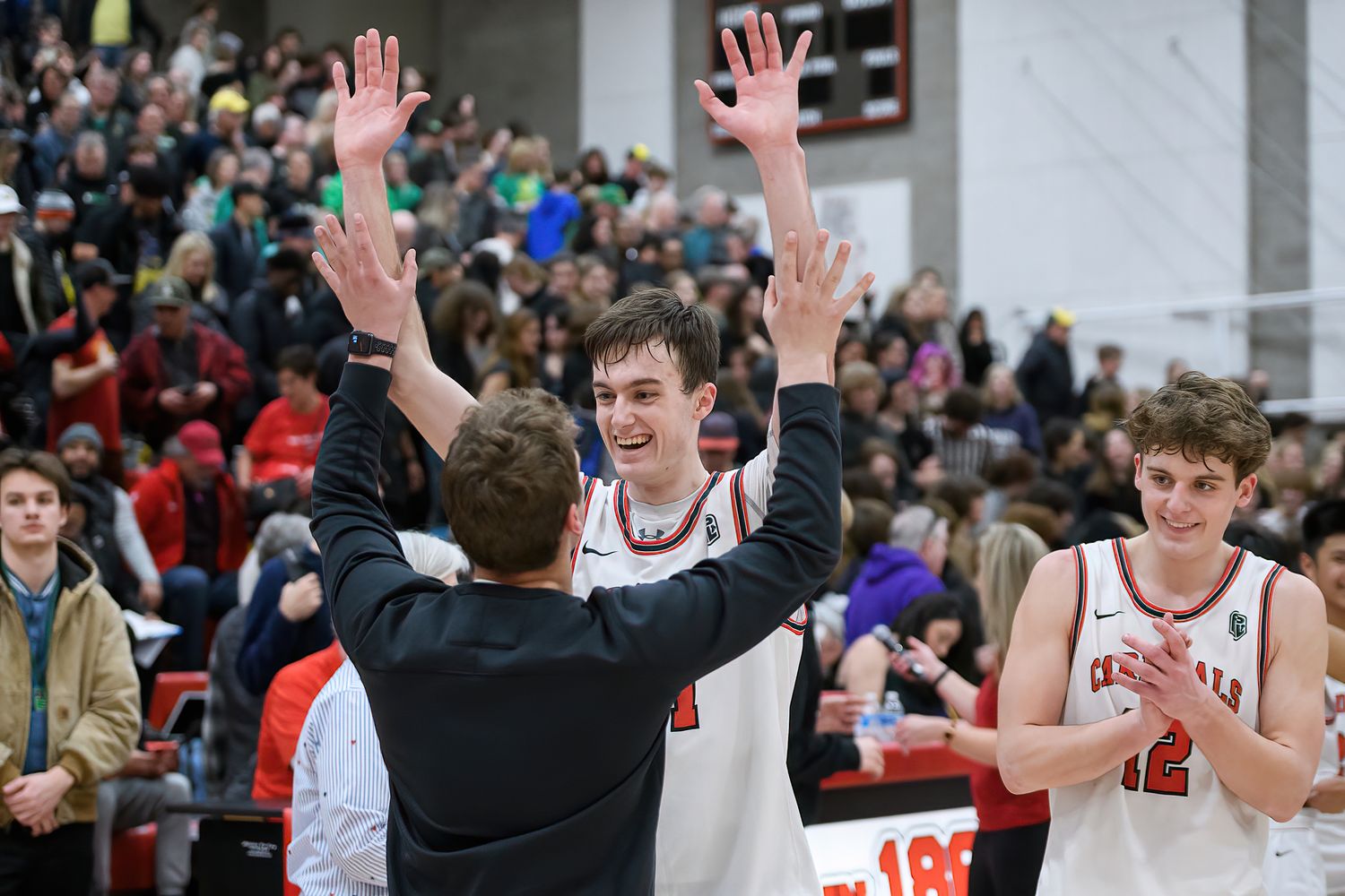 1 Lincoln vs Cleveland boys basketball 6A Oregon second round March 4 2023 Ken Waz 72